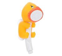 POPETPOP Douchette à Main Garçon Fille Cartoon Canard Pommeau Portable Sécurisé Matériau Alimentaire Spray Eau pour Bain et Compatible Tuyau Points