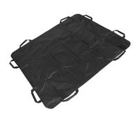 POPETPOP Drap de Transfert en Polyester Noir avec Poignées Ergonomiques pour Personnes Âgées et Patients Post-opératoires, Prévention des Escarres et Confort Amélioré en Maison de Soins