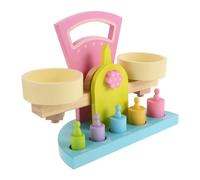 POPETPOP Échelle Bois pour Garçon Fille Éducatif de Comptage Interactif Outil Apprentissage Cognitif pour Garçons et Filles Fabrication Développement Motricité Fine