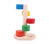 POPETPOP Échelle d'escalade pour Animaux De Compagnie Grinçant Rat Cage à Hamsters Éleveurs Jouets Amusants pour Hamsters des Énigmes Parc pour Bébé Hamac Jouets pour Tout-Petits Bambou