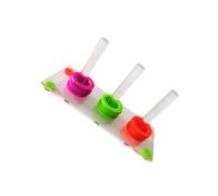 POPETPOP Éducatif Anneaux Colorés pour Perroquets Petits et Moyens Jeu Adresse Interactif pour Perruches et Inséparables Stimule Exercice et Apprentissage Couleur Couleur Aléatoire