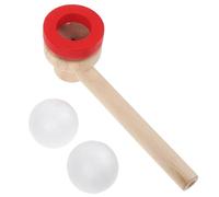 POPETPOP Éducatif Bois Soufflant Balle Flottante Jeu Interactif Garçon Fille Parent pour Stimulation Mentale et Coordination Cadeau Ludique pour Activités Familiales