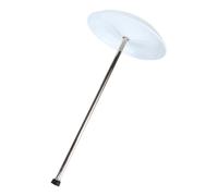 POPETPOP Égouttoir à Carafe à Vin en Acier Inoxydable Base Blanche, Support de Séchage Vertical Compact pour Bar à Domicile Cuisine, Porte-carafe Antirouille pour Bars, Restaurants