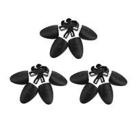 POPETPOP Embauchoirs en Plastique Réglables pour Hommes - Lot de 12 Embauchoirs Noirs Grosse Taille - Supports Universels pour Chaussures, Baskets et Bottes - Façonneurs Légers et Solide