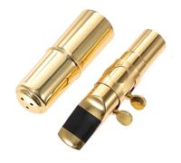 POPETPOP Embouchure Saxophone Métal pour Sax Ténor et Alto Accessoire Instrument de Musique Améliorant Intonation Qualité Sonore