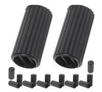 POPETPOP Embouts de Freins Accessoires de Frein en Plastique Noir 16 Pièces Améliorant le Contrôle et Réduisant le Bruit pour Fauteuil Roulant Compatibles Aides la Mobilité