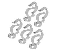 POPETPOP Emporte-pièces en Acier Inoxydable 5 Pièces Forme Hippocampe pour Moules à Biscuits Faciles à Démouler et Nettoyer, Pâtisserie Cuisine