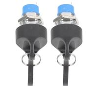 POPETPOP Ensemble 2 Clés et Cylindres de Serrure D’Allumage pour Scooter Électrique Contacteur de Verrouillage D’Allumage Solide Remplacement Compatible Scooters de Mobilité et