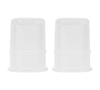 POPETPOP Ensemble de 2 Ventouses en Silicone Transparentes Souples pour Garçon et Filles, Mini Appareil de Massage Indolore, Aspiration Réglable, Kit de Bien-relaxation Musculaire