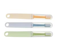POPETPOP Ensemble de 3 Brosses à Dents pour Chat et Chiot Double Tête en Abs et Tpr, Réduit la Mauvaise Haleine, pour Usage à Domicile Voyage
