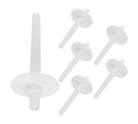 POPETPOP Ensemble de 6 Axes de Bobine Auxiliaires en Plastique pour Machine à Coudre Brother 130920001 Porte-Bobine de Rechange Robuste Support de Bobine Pratique pour Couture Précise et