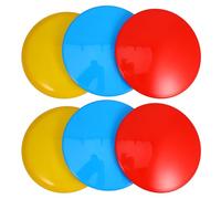 POPETPOP Ensemble de 6 Disques de Disc Golf pour Adultes Pack Complet avec Driver Milieu de Gamme Putter et Disque d'Entraînement Plastique Résistant Couleurs Intenses Meilleure