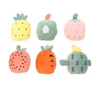 POPETPOP Ensemble De 6 Jouets À Mâcher pour Animaux De Compagnie Jouets Couineurs en Peluche pour Chiens Et Chats Matériau Souple