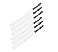 POPETPOP Ensemble De 6 Pinceaux À Mascara Avec Recourbe- Pour Femmes Et Filles Brosse À Et À Sourcils Outils De Maquillage Manche Tube Noir