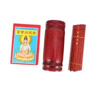 POPETPOP Ensemble de Bâtons Divinatoires Chinois Seau et 100 Pièces pour Contemplation et Rituels Bouddhistes en Temple