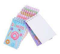 POPETPOP Ensemble de Carnets Esthétiques à Spirale 8pcs Couverture Motif Donut, Papier Anti-traversée D'encre, Reliure à Spirale Verticale, pour Étudiants