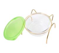 POPETPOP Ensemble De Gamelles pour Chat Collier À Nouer pour Animal De Compagnie Bandana d'anniversaire pour Chien Assiette Vaisselle Cravate À Volants Pantoufles