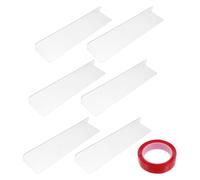 POPETPOP Ensemble de Protections Transparentes pour Rebord de Fenêtre, Protège Griffures de Chiens et Chats, Lot de 6 Plaques Non Magnétiques 35 X 7 CM, Adapté pour Animaux Domestiques