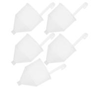 POPETPOP Entonnoir à Peinture Blanc en Plastique 5pcs pour Testeur de Viscosité Multiple Réutilisable, Outil de Mesure Consistance Liquide pour Atelier