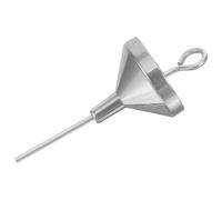 POPETPOP Entonnoir pour Transfert de Remplir pour Acier en Parfum Flacons Inoxydable Argenté Mini Outil Compact de Liquides et Parfumés Huiles Essentielles Usage Quotidien