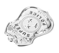 POPETPOP Épingle Badge Police Étoile Métal Accessoire Costume Cosplay Homme Chic