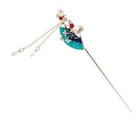 POPETPOP Épingles à Cheveux Style Éventail pour Coiffure avec Pompon Accessoires de Cheveux Traditionnels Chinois pour Femmes et Enseignantes