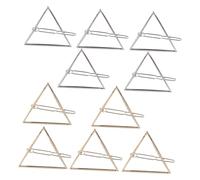 POPETPOP Épingles Cheveux Géométriques Triangles Creux Accessoires Coiffure et Filles Barrettes Bobby Pin pour Queue de Cheval et Mariage Bijoux de Tête Décoratifs Élégants Lot Or et
