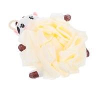 POPETPOP Éponge en Peau Doux pour Garçon et Filles de Bain Bain Exfoliante de Vache Blanche Accessoire des Tout-petits