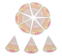 POPETPOP Éponges à Récurer Vaisselle en Cellulose Compressée 10 Pièces, Forme Crème Glacée, Imprimé Cartoon Charmant, Durabilité et Douceur pour Surfaces Délicates