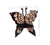 POPETPOP Étagère Dangle Murale avec Motif Étagère Flottante Décorative pour Salon Rangement Mural Multifonction pour Chambre et Bureau