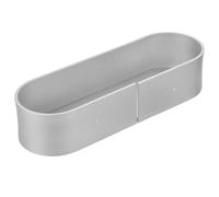 POPETPOP Étagère de Rangement Murale sans Perçage 28,3 Cm Alliage D'aluminium Support Poids Élevé pour Salle de Bain la Cuisine Organisateur Mural Simple Pièce
