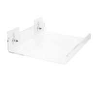 POPETPOP Étagère Murale Flottante 20X15 CM Transparente en Acrylique sans Percer Installation Adhésive pour Salon Bureau