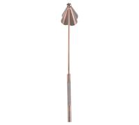 POPETPOP Éteignoir Design Élégant Vintage pour Bougie en Acier Inoxydable Manche Long Sécurisé Élimine la Fumée Efficacement pour Bougies Pilier et Séances D'aromathérapie à Domicile