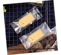 POPETPOP Étiquettes Adhésives Kraft pour Autocollants de Fermeture Auto-adhésifs pour Fêtes Bar et Créations Décoratives