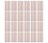 POPETPOP Étiquettes Autocollantes de Renforcement Rondes en Métal Lot de 40 Feuilles pour Perforations de Papier Protections Adhésives Résistantes pour Classeurs Cahiers et Documents