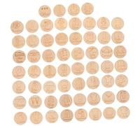 POPETPOP Étiquettes Pour Placard Et Vêtements En Bois 60 Pcs Étiquettes De Classement Solide Pratiques Pour Organisateurs De Rangement Chambre Et Dressing