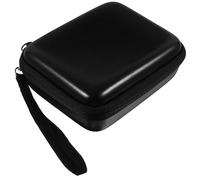 POPETPOP Étui à Médiators en Cuir PU Noir Grosse Capacité, Portable et Élégant pour Accessoires Guitare, pour Ranger et Protéger Vos Médiators