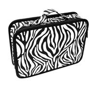 POPETPOP Étui pour Clipper Noir en Tissu Grosse Capacité et Organisateur Portable pour Accessoires de Coiffure, Sacoche Stylée pour Usage Personnel et Professionnels