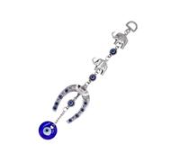 POPETPOP Eye Pendant with Elephant and Horseshoe Design Alloy Turkish Hanging Charm for Home and Car Decoration Protective Lucky Amulet