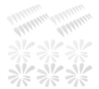 POPETPOP Faux Ongles en Griffe Transparents et Naturels 1000 Pièces Capsules Adhésives Couverture Complète des Ongles pour Manucure Maison et Nail Art