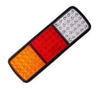 POPETPOP Feu Arrière LED 75 Ampoules Haute Luminosité pour Camion et Remorque Éclairage Étanche Solide en Plastique Compatible Utv Fourgonnette et Bateau Feu de Recul Navigation