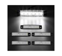 POPETPOP Feu de Remorque à LED 12v Blanc ABS pour Tracteur et Remorque | Montage en Surface, Côté Droit et Gauche, Étanche, Multifonction, Faible Consommation, Usage Routier