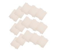 POPETPOP Feuilles de Mica Résistantes à Haute Température pour Micro-ondes, 15 Pièces, Dimensions 118mm X 99mm, Argenté, Empêchent, Adaptées pour Usage Domestique et Commercial