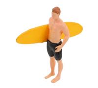 POPETPOP Figurine De Surfeur Miniature Réaliste À L'Échelle 1/64 De Plage pour Enfants Figurine De Surfeur Miniature De Plage pour Enfants De Surf en Résine