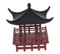 POPETPOP Figurine Miniature De Pavillon Chinois Classique Suspendu Petit Format en Résine Décorative Ornements De Pagode Asiatique pour Jardin Zen Intérieur Et Aquarium