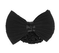 POPETPOP Filet à Cheveux Noir pour Femmes Haute Élasticité et Lavable, Accessoire Coiffure Professionnel Élégant pour Hôtel, Infirmière et Banque