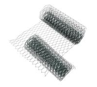 POPETPOP Filet à Fleurs en Fil De Fer Vert 0,6 Mm x 19 Mm 0,3 m x 1,2 m 2 Rouleaux pour Composition De Fleur Maison DIY Décoration Solide Et Léger