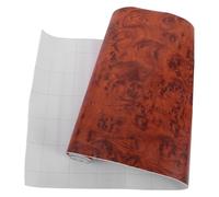 POPETPOP Film Vinyle Adhésif Imitation Bois pour Voiture 30cm X 200cm, Autocollant Décoratif Intérieur Auto-adhésif sans Bulles, Résistant aux Rayures et UV, Habillage de Garniture