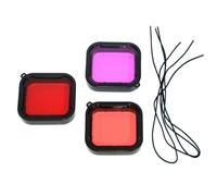 POPETPOP Filtre de Protection Étanche Facile à Nettoyer en Abs 3 Pièces pour Caméra Sport pour Plongée sous-Marine et Natation