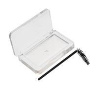 POPETPOP Fixateur Sourcils Transparent Sans Couleur avec Brosse Gel Modelant Sourcils Incolore Boîte Acrylique Résistante Accessoire Maquillage Pratique